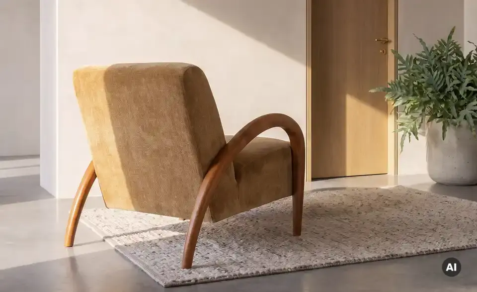 Sessel Feline, Rückansicht