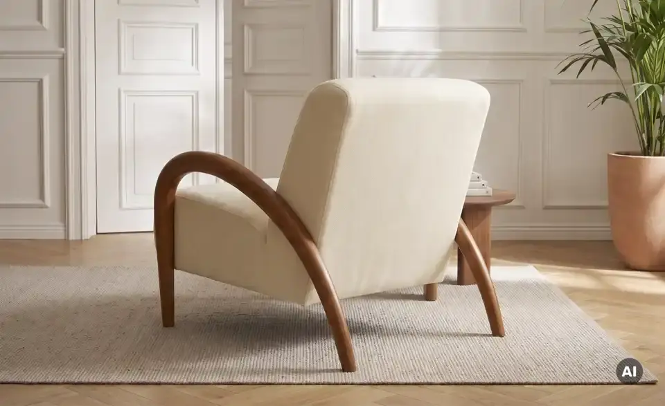 Sessel Feline, Rückansicht