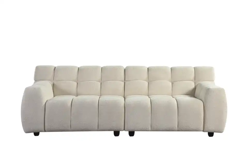 Big Sofa Valentina in moderner Bubble-Optik, Frontansicht