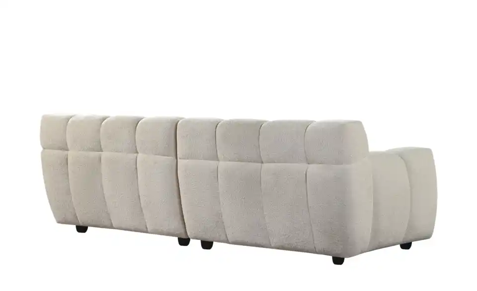 Big Sofa Valentina in moderner Bubble-Optik, Rückansicht