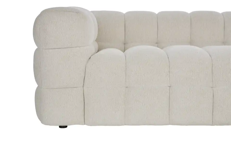 Ecksofa Vibana in moderner Bubble-Optik, Detailansicht