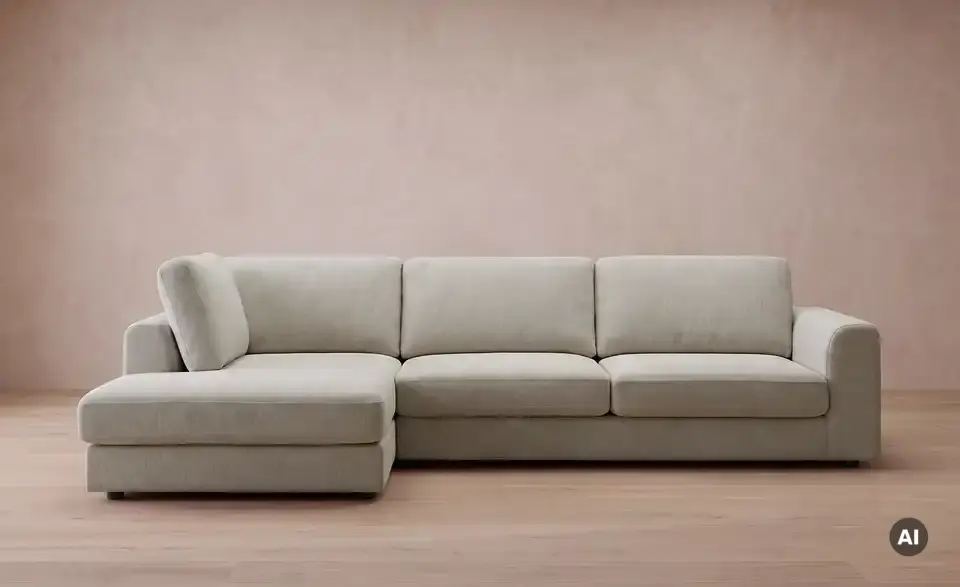 uno Ecksofa Elina, in Wohnsituation