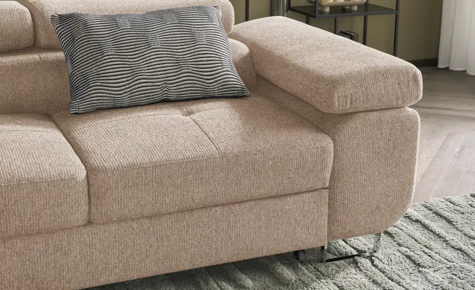 Ecksofa Tereccia mit Schlaffunktion, Detailansicht