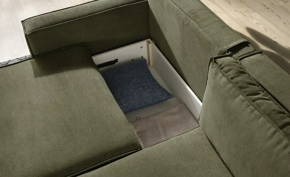 Ecksofa Capri mit Schlaffunktion, Detailansicht