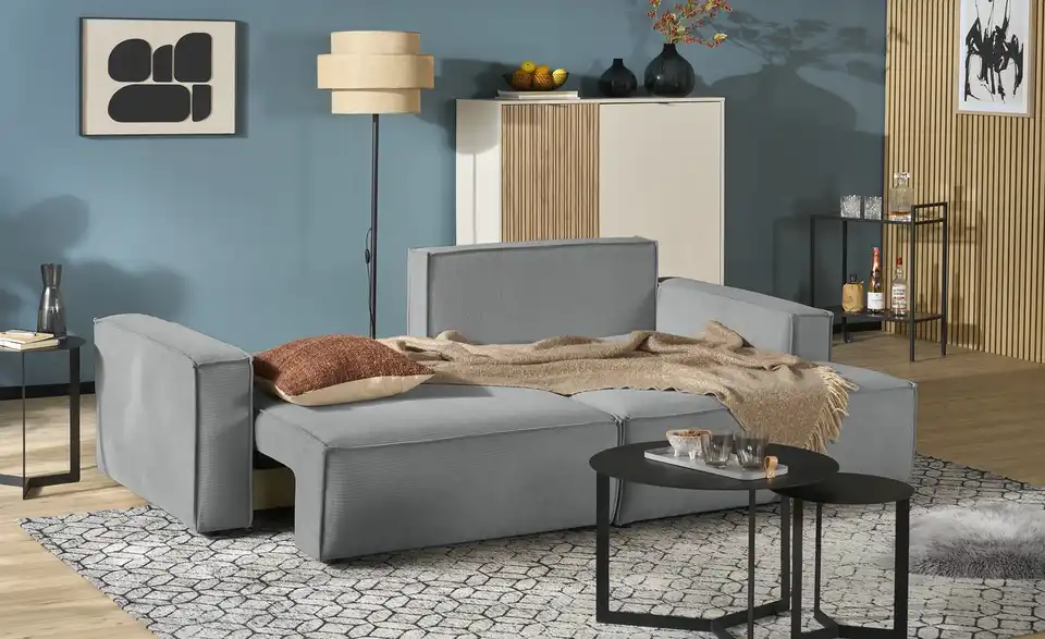 Ecksofa Capri mit Schlaffunktion, Funktionsansicht