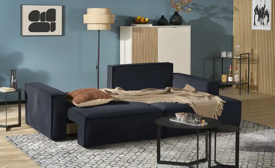 Ecksofa Capri mit Schlaffunktion, Funktionsansicht