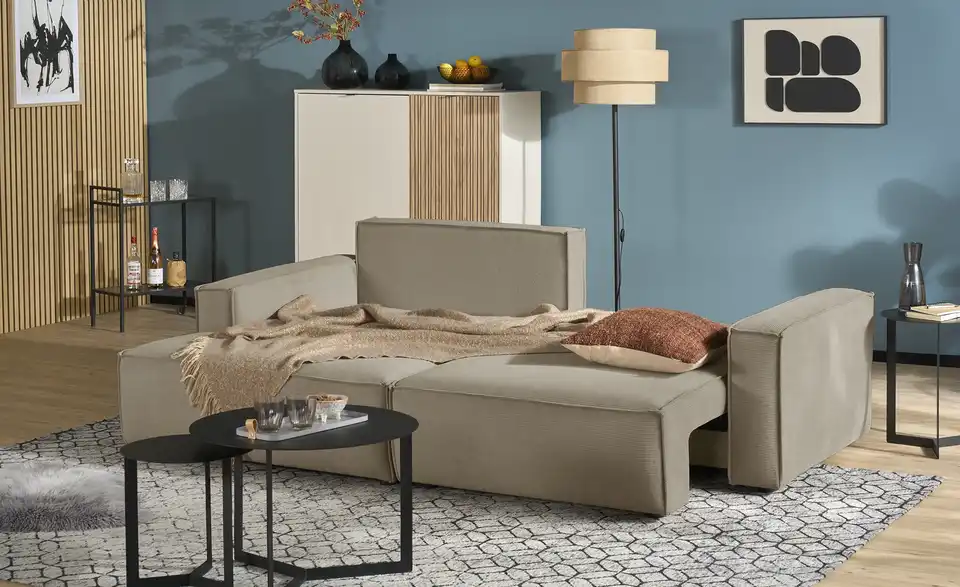 Ecksofa Capri mit Schlaffunktion, Funktionsansicht