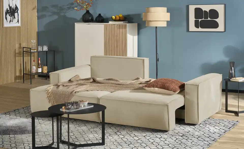 Ecksofa Capri mit Schlaffunktion, Funktionsansicht