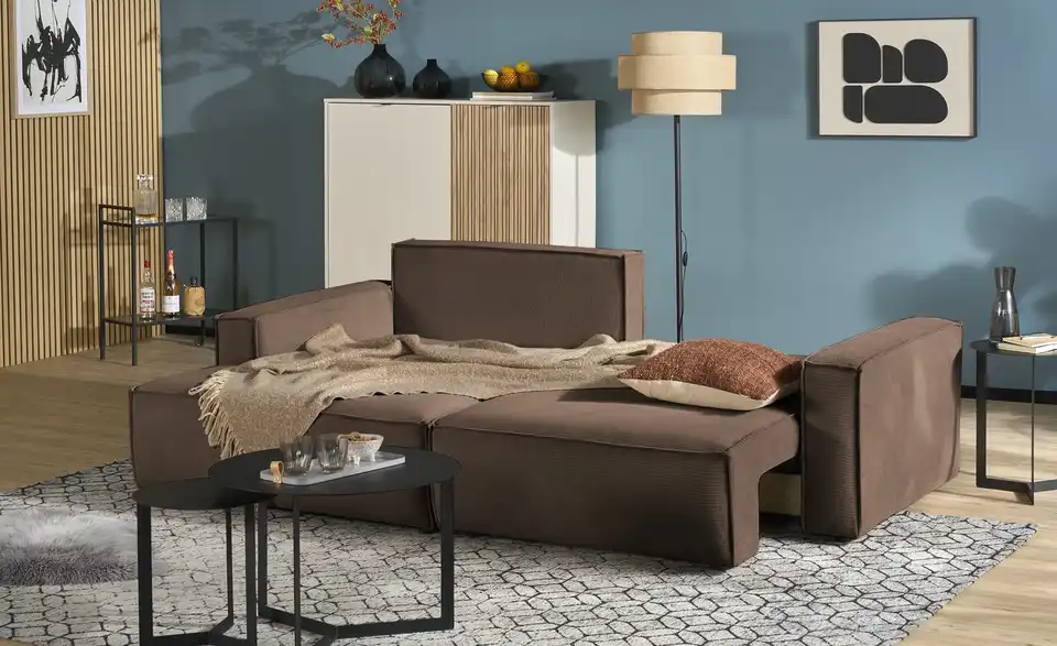 Ecksofa Capri mit Schlaffunktion, Funktionsansicht