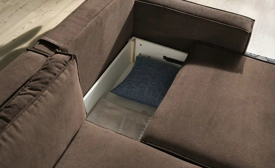 Ecksofa Capri mit Schlaffunktion, Detailansicht