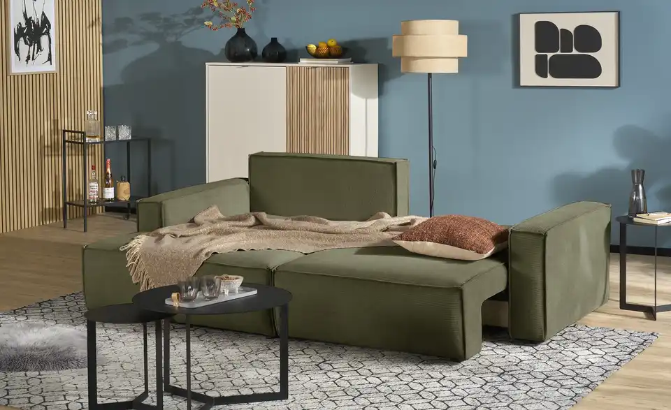 Ecksofa Capri mit Schlaffunktion, Funktionsansicht