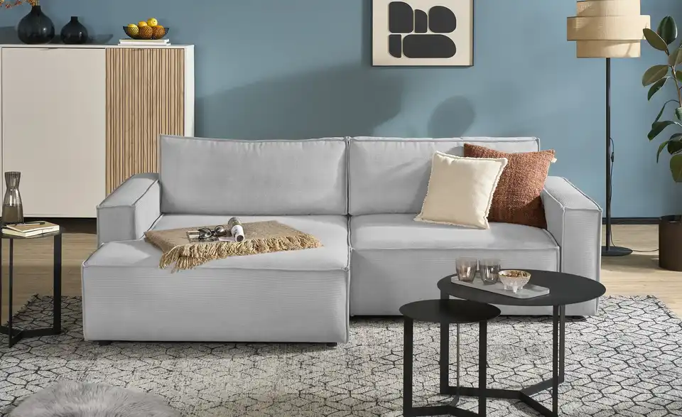 Ecksofa Capri mit Schlaffunktion, Frontansicht