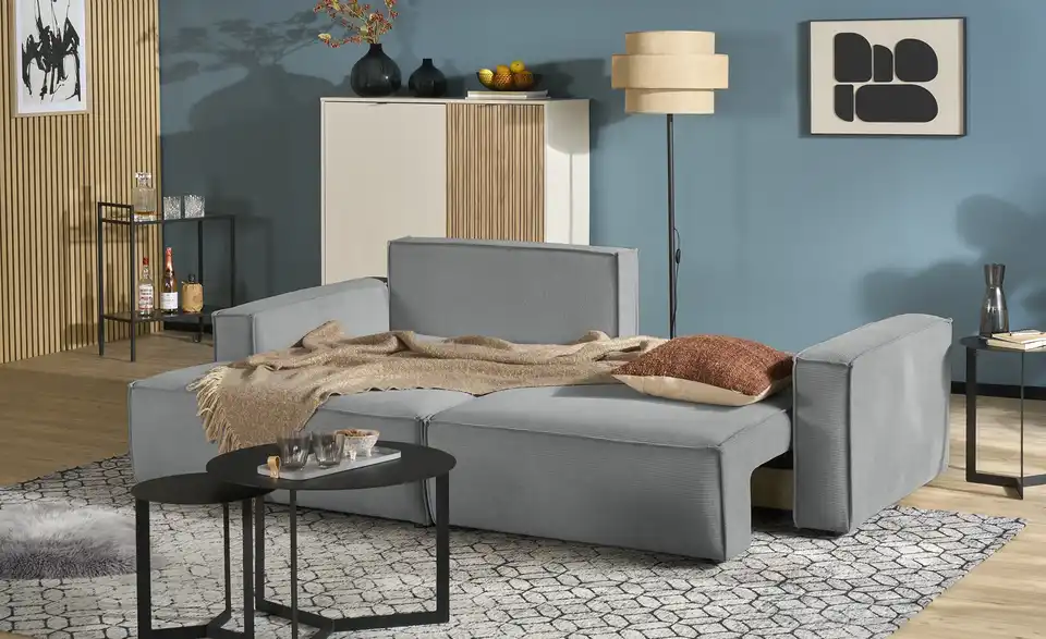 Ecksofa Capri mit Schlaffunktion, Funktionsansicht