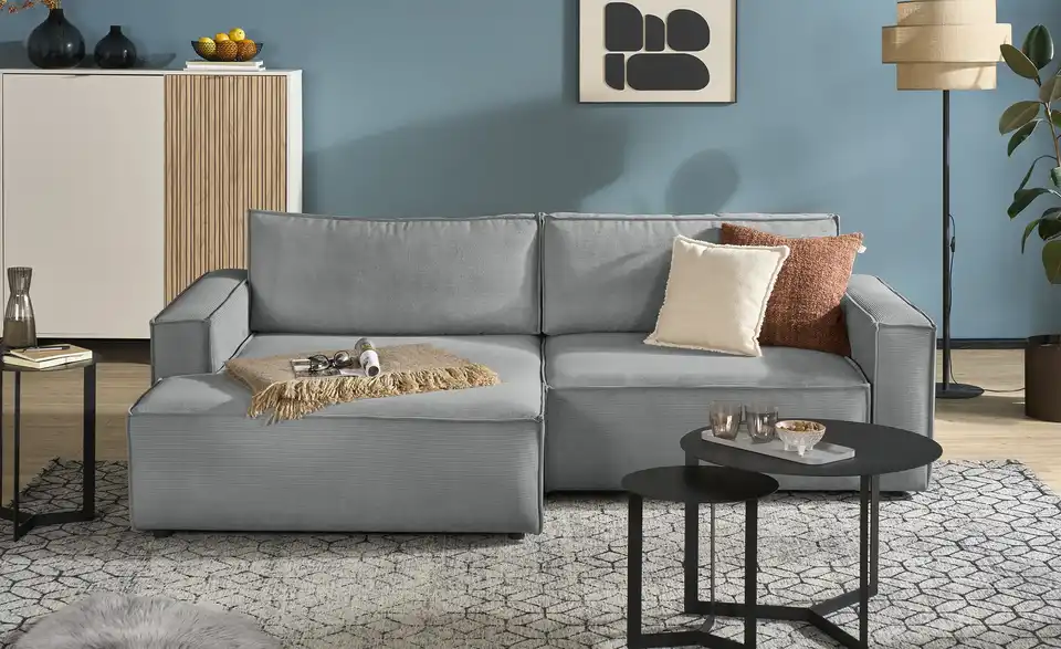 Ecksofa Capri mit Schlaffunktion, Frontansicht