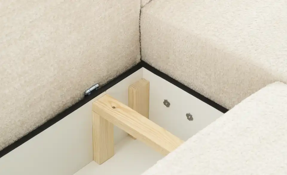 Ecksofa Nelly mit Schlaffunktion, Detailansicht