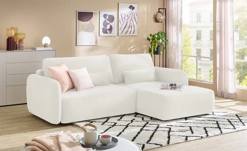 uno Ecksofa Mossa Mit Schlaffuktion, in Wohnsituation