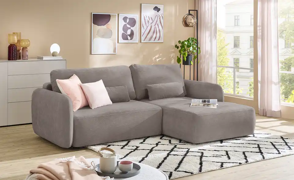 uno Ecksofa Mossa Mit Schlaffuktion, in Wohnsituation