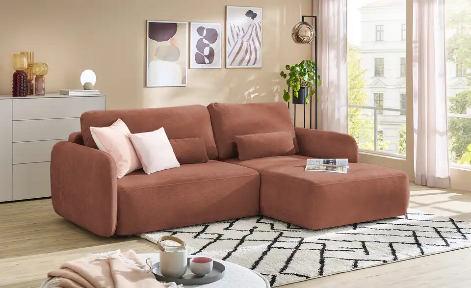 uno Ecksofa Mossa Mit Schlaffuktion, in Wohnsituation