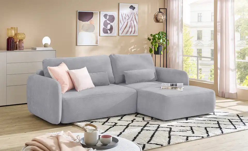 uno Ecksofa Mossa Mit Schlaffuktion, in Wohnsituation