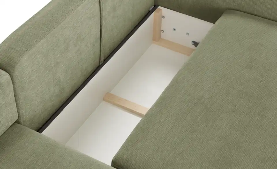 uno Ecksofa Mossa Mit Schlaffuktion, Detailansicht