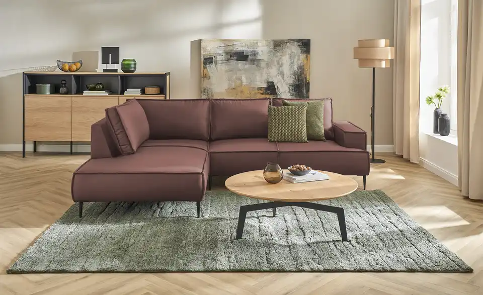 uno Ecksofa Olmo, in Wohnsituation
