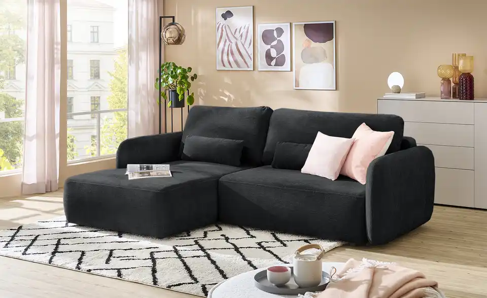 uno Ecksofa Mossa Mit Schlaffuktion, in Wohnsituation