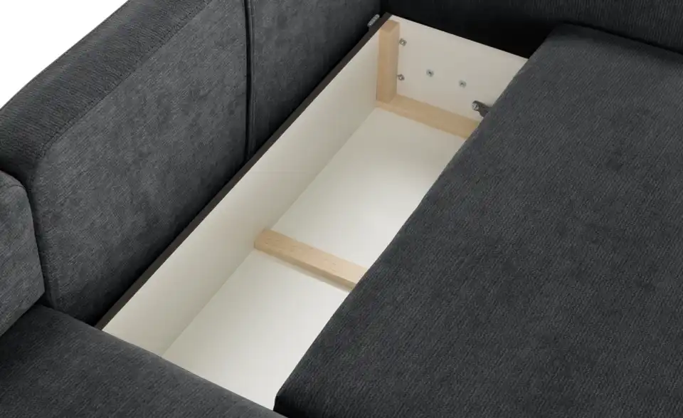 uno Ecksofa Mossa Mit Schlaffuktion, Detailansicht