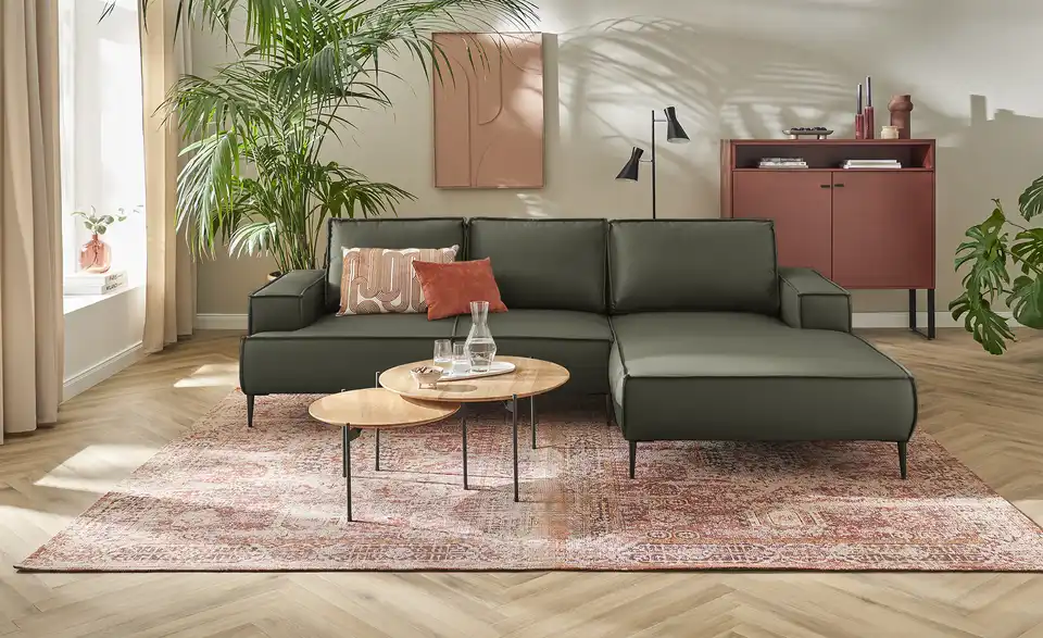 uno Ecksofa Olmo, in Wohnsituation