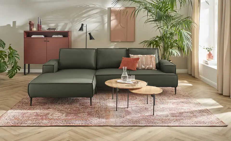 uno Ecksofa Olmo, in Wohnsituation