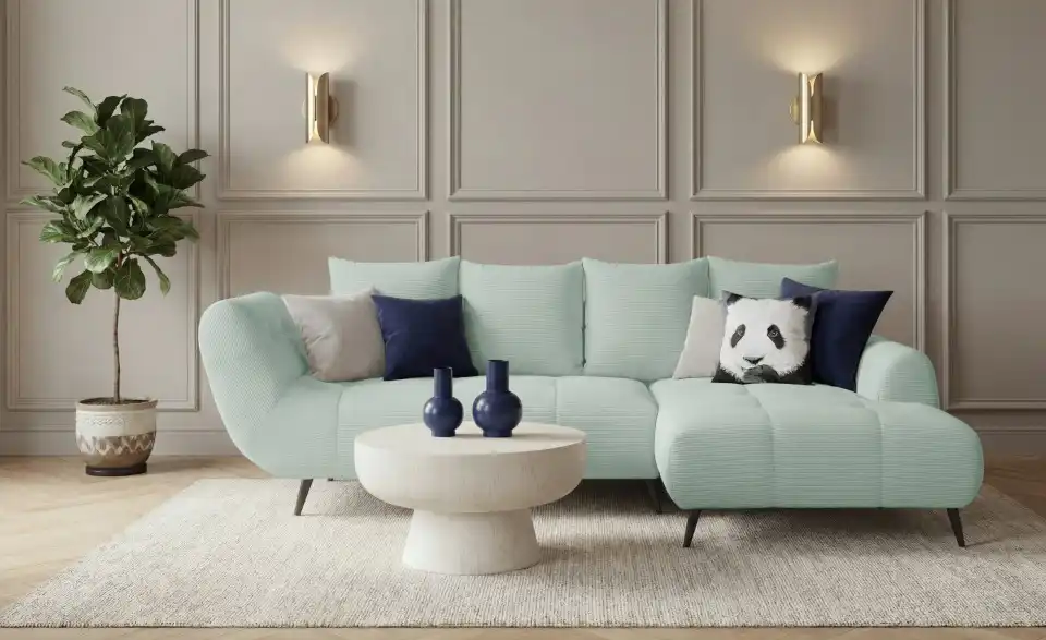 bobb Ecksofa Bellani III, in Wohnsituation