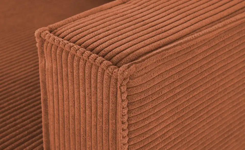 Wohnlandschaft Cleo mit Schlaffuntion, Naht