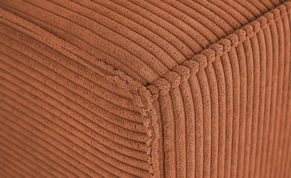 Ecksofa Cleo mit Schlaffunktion, Naht