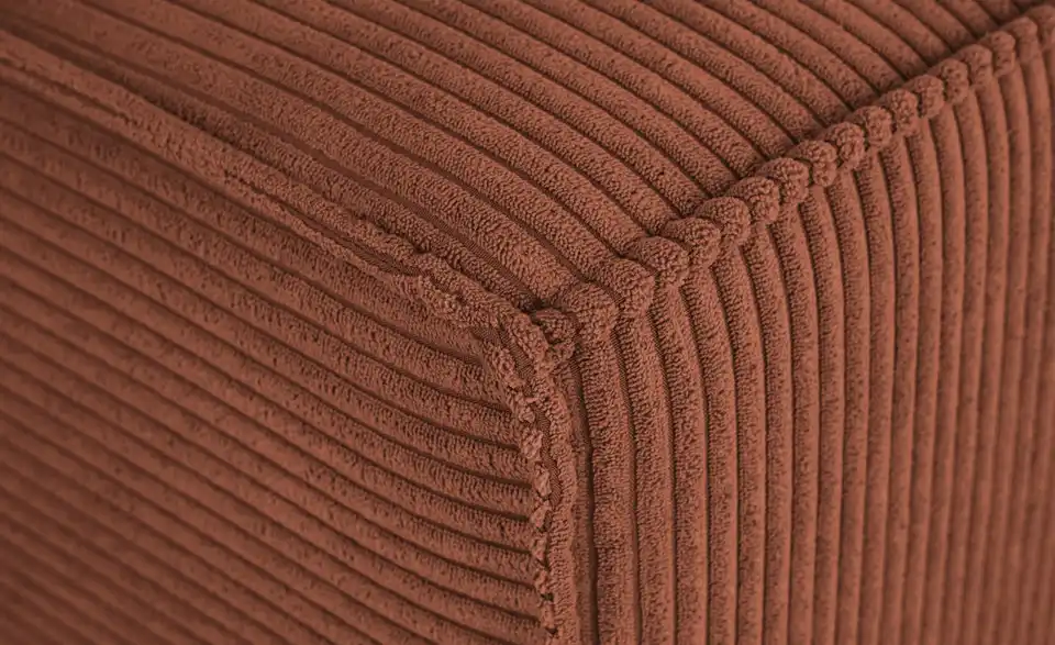 Ecksofa Cleo mit Schlaffunktion, Naht