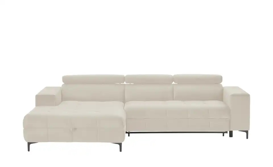 switch Ecksofa Caro aus Mikrofaser, Frontansicht