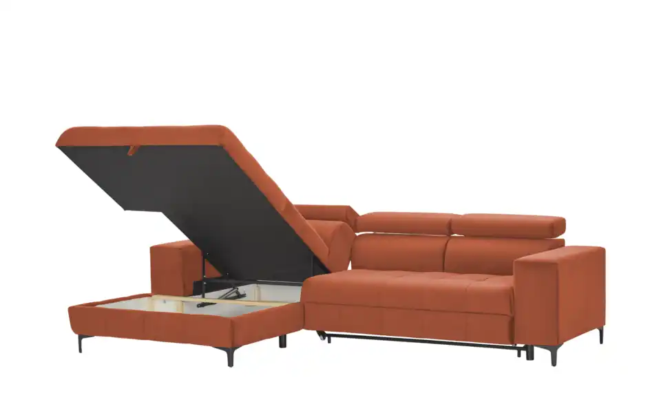switch Ecksofa Caro aus Mikrofaser, Funktionsansicht