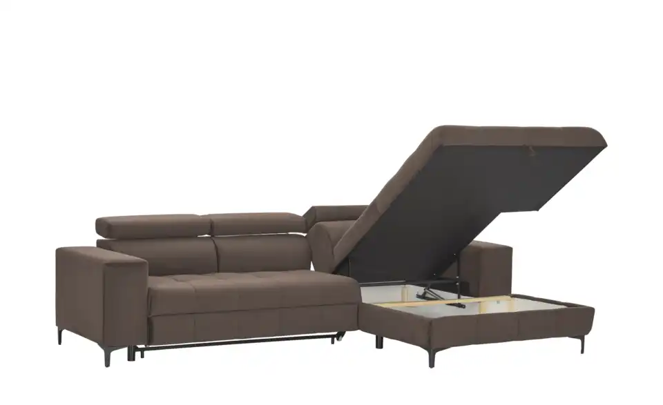 switch Ecksofa Caro aus Mikrofaser, Funktionsansicht