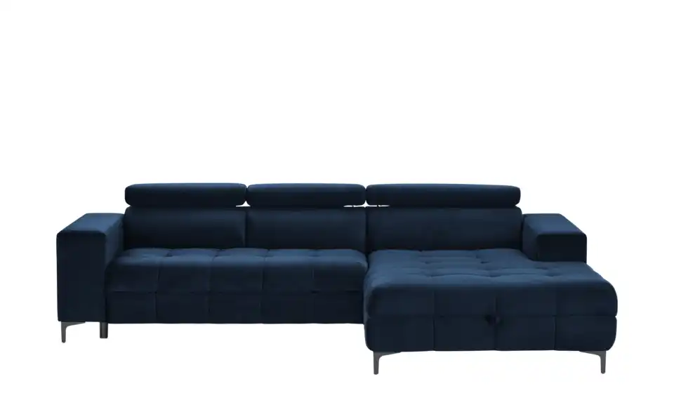 switch Ecksofa Caro aus Mikrofaser, Frontansicht