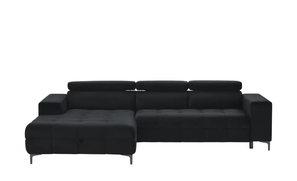switch Ecksofa Caro aus Mikrofaser, Frontansicht