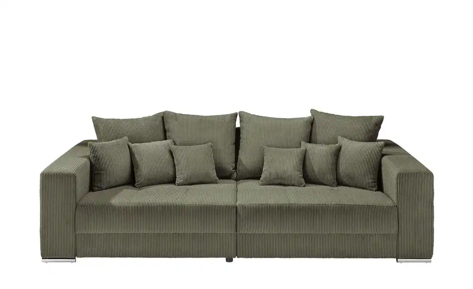 uno Bigsofa Ricardo aus Cordstoff, Frontansicht