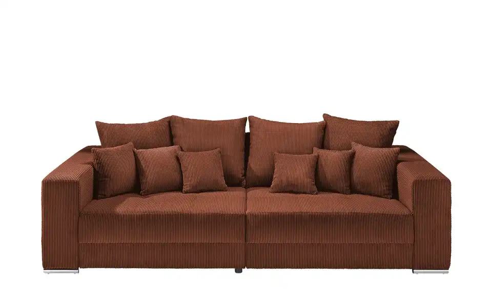 uno Bigsofa Ricardo aus Cordstoff, Frontansicht