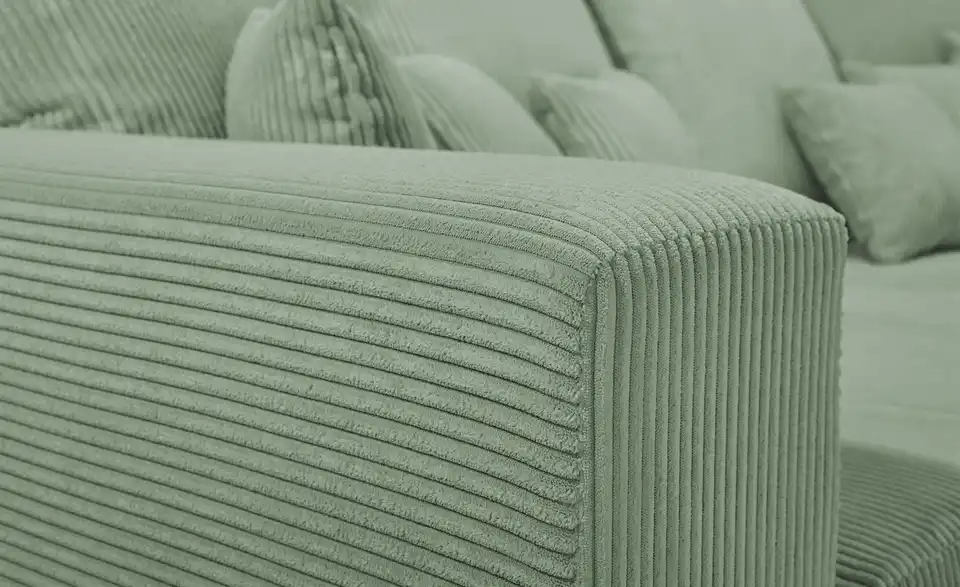 uno Bigsofa Ricardo aus Cordstoff, Detailansicht