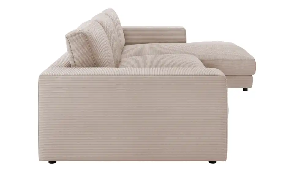 Jette Home Ecksofa Sila Cord, Profilansicht