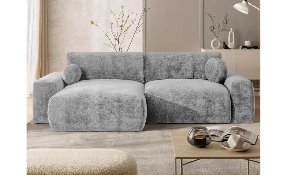 S-STYLE Ecksofa Puffy mit Schlaffunktion, in Wohnsituation
