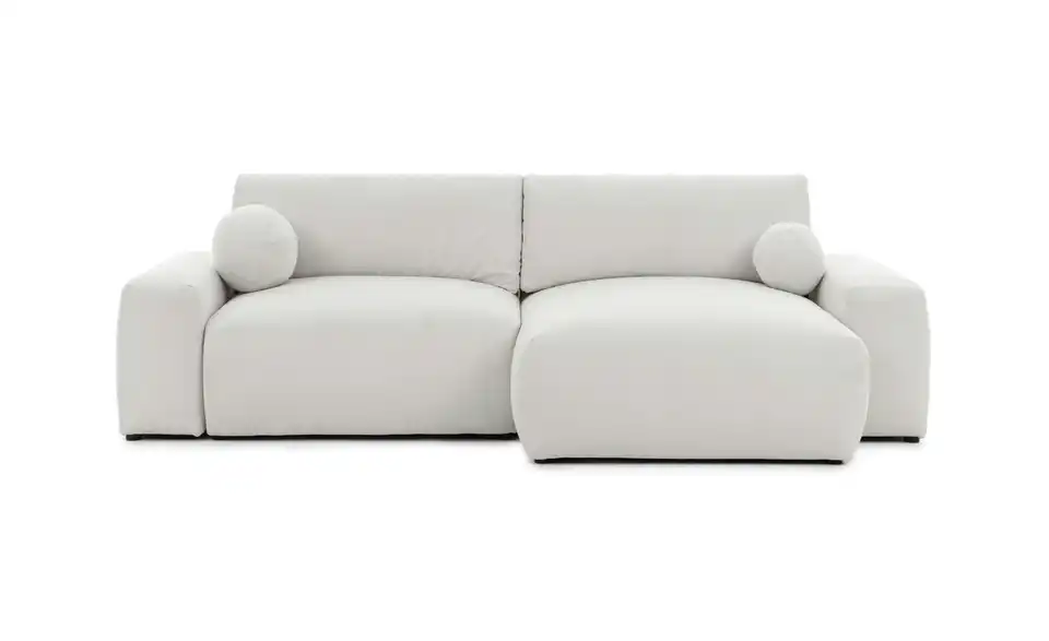 S-STYLE Ecksofa Puffy mit Schlaffunktion, Frontansicht