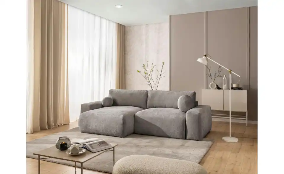 S-STYLE Ecksofa Puffy mit Schlaffunktion, in Wohnsituation