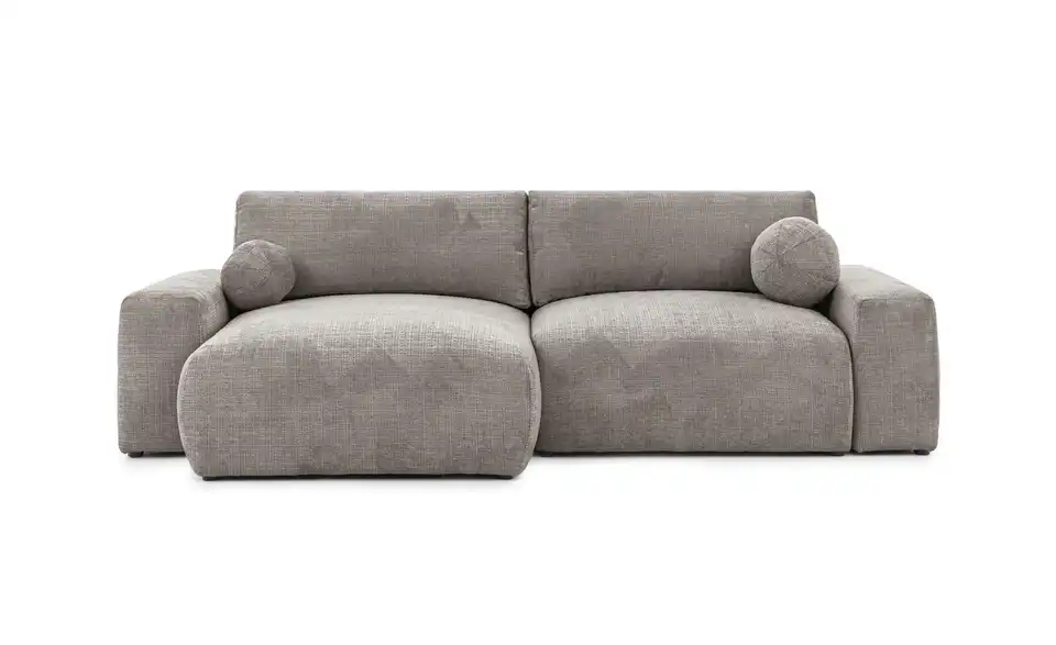 S-STYLE Ecksofa Puffy mit Schlaffunktion, Frontansicht