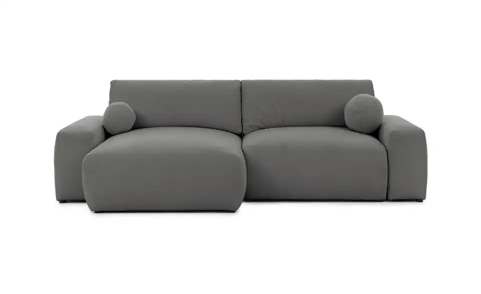 S-STYLE Ecksofa Puffy mit Schlaffunktion, Frontansicht