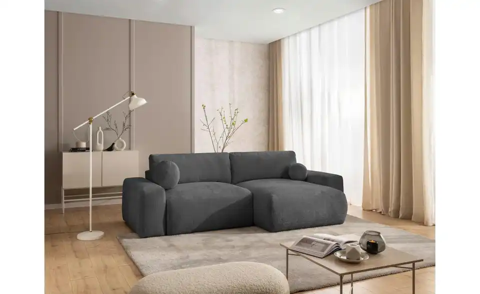 S-STYLE Ecksofa Puffy mit Schlaffunktion, in Wohnsituation