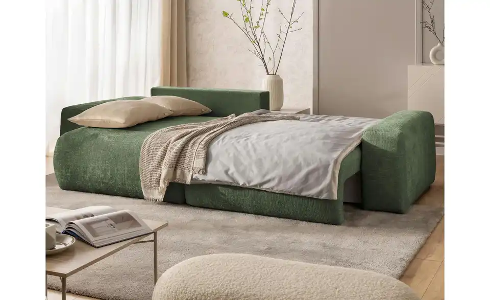 S-STYLE Ecksofa Puffy mit Schlaffunktion, Funktionsansicht