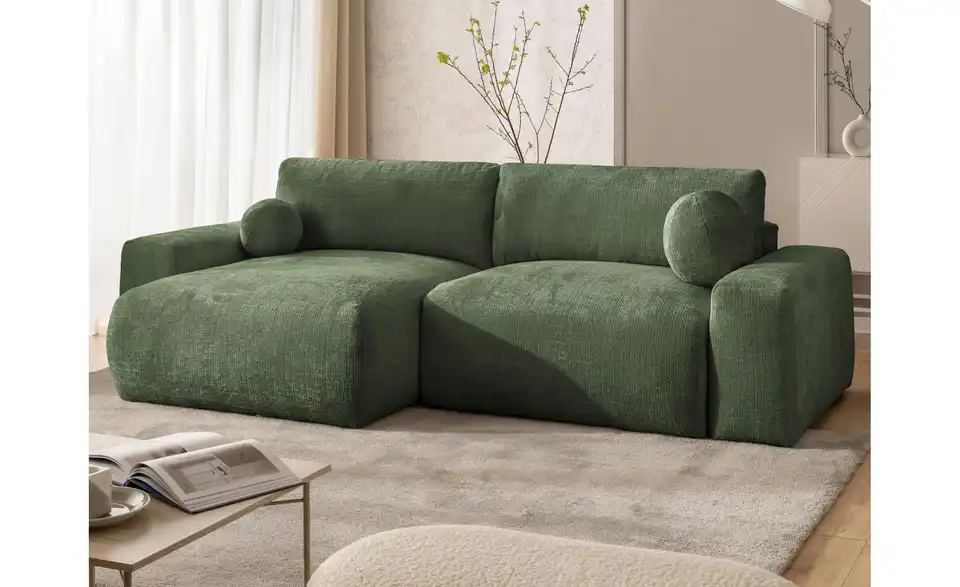 S-STYLE Ecksofa Puffy mit Schlaffunktion, in Wohnsituation